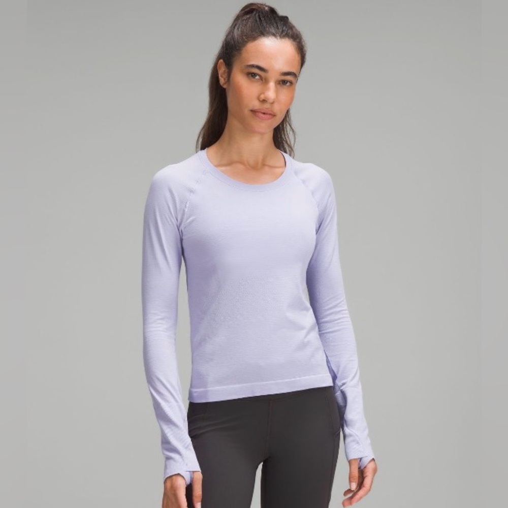 Lululemon swiftly tech long sleeve - lilac smoke